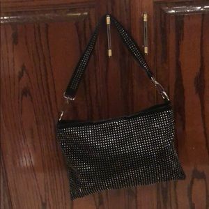 Shoulder bag with sparkles